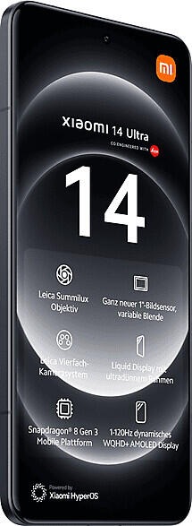 Xiaomi 14 Ultra 5G 512GB, Schwarz