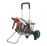 GARDENA AquaRoll M Easy Metall Set Schlauchwagen, 25 m