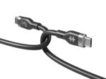 Hyper® HyperJuice 240W Silikon USB-C zu USB-C Kabel (6ft/2m) - Schwarz