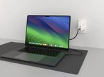 Hyper® HyperJuice 240W Silikon USB-C zu USB-C Kabel (6ft/2m) - Schwarz