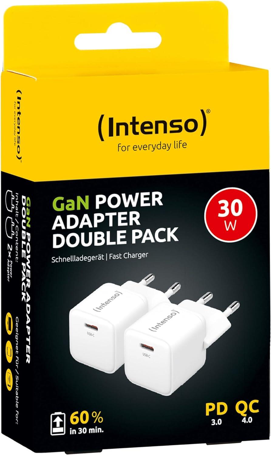 Intenso Power Adapter 30W, USB-C 2er Pack