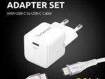 Intenso Power Adapter 30W mit USB-C zu USB-C-Kabel