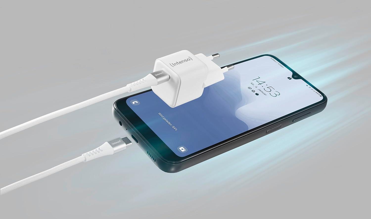 Intenso Power Adapter 30W mit USB-C zu USB-C-Kabel