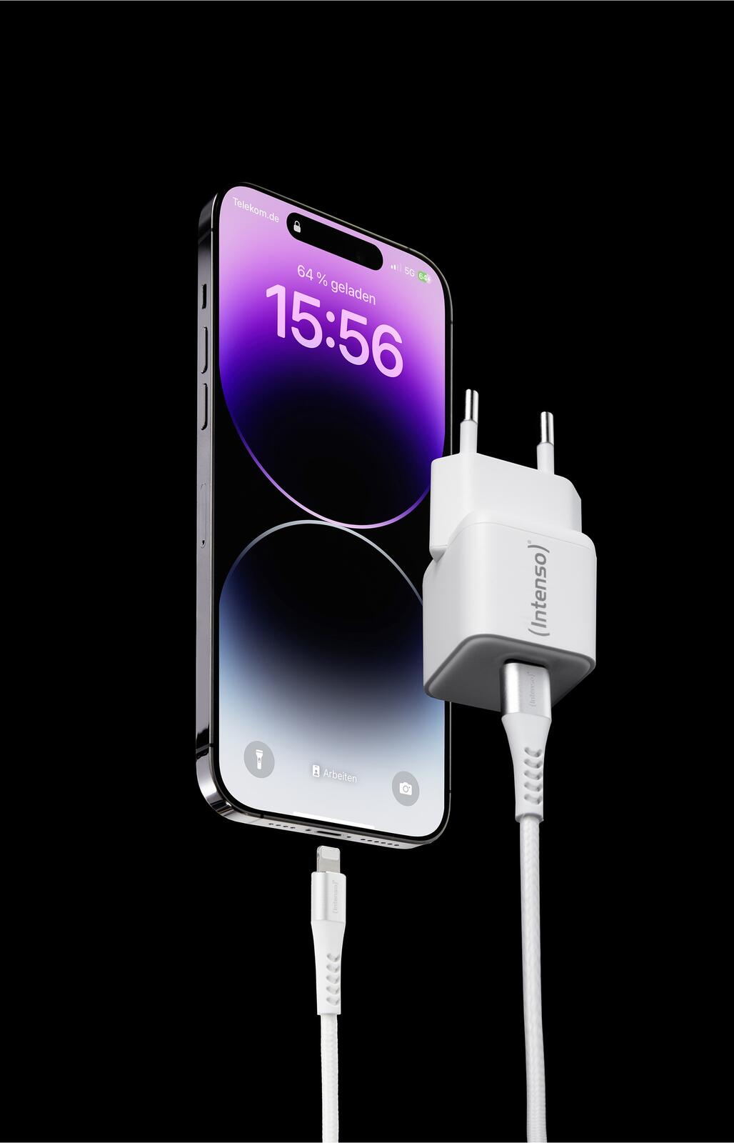 Intenso Power Adapter 30W mit USB-C zu Lightning-Kabel