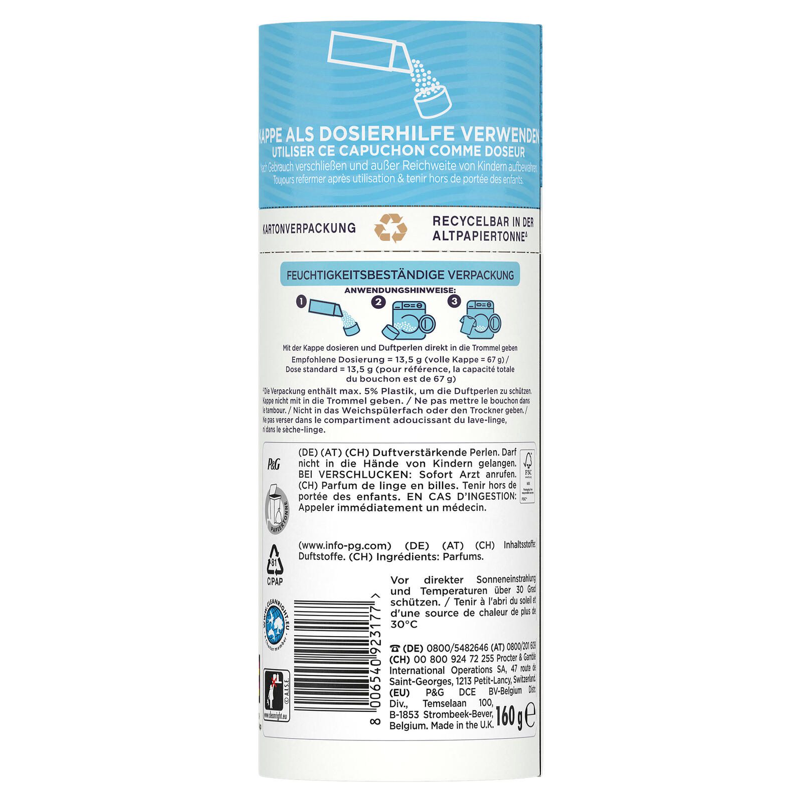 Lenor Wäscheparfüm light 160,0 g