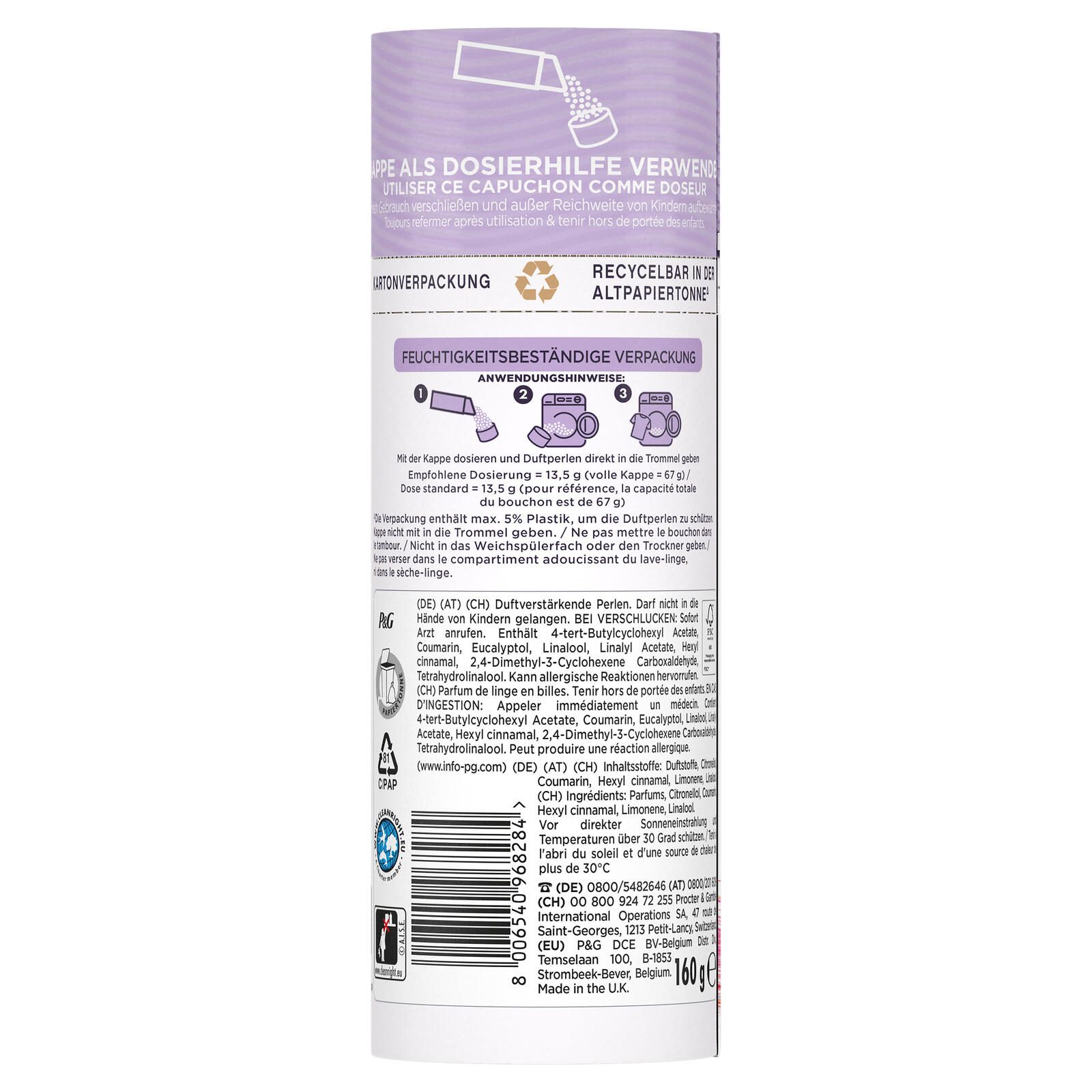 Lenor Wäscheparfüm light 160,0 g