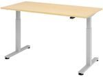 HAMMERBACHER elektrisch höhenverstellbarer Schreibtisch VXMST16/3/S ahorn