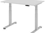 HAMMERBACHER elektrisch höhenverstellbarer Schreibtisch VXDSM12/5/S lichtgrau