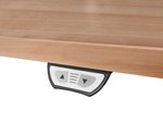 HAMMERBACHER elektrisch höhenverstellbarer Schreibtisch VXMST19/N/S nussbaum