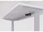 HAMMERBACHER VXDSM18/W/S elektrisch höhenverstellbarer Schreibtisch 63 - 127 cm weiß / silber