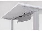 HAMMERBACHER VXDSM18/W/S elektrisch höhenverstellbarer Schreibtisch 63 - 127 cm weiß / silber