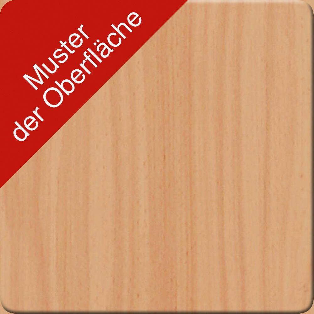 HAMMERBACHER elektrisch höhenverstellbarer Schreibtisch VXBHM2E/6/SS buche