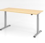 HAMMERBACHER elektrisch höhenverstellbarer Schreibtisch VXMST19/3/S ahorn