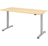 HAMMERBACHER elektrisch höhenverstellbarer Schreibtisch VXMST19/6/S buche