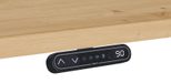 HAMMERBACHER elektrisch höhenverstellbarer Schreibtisch VXDSM2E/6/S buche