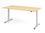 HAMMERBACHER elektrisch höhenverstellbarer Schreibtisch VXMST2E/3/S ahorn