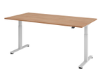 HAMMERBACHER elektrisch höhenverstellbarer Schreibtisch VXMST2E/N/S nussbaum