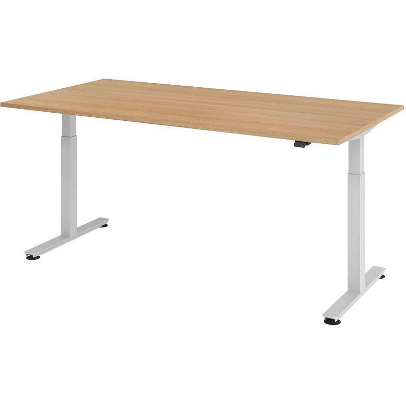 HAMMERBACHER elektrisch höhenverstellbarer Schreibtisch VXMST2E/E/S eiche