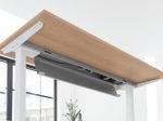 HAMMERBACHER elektrisch höhenverstellbarer Schreibtisch VXBHM16/N/SS nussbaum