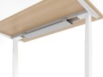 HAMMERBACHER elektrisch höhenverstellbarer Schreibtisch VXBHM2E/W/WC weiß