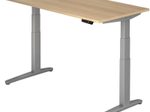 HAMMERBACHER elektrisch höhenverstellbarer Schreibtisch VXBHM16/E/SS eiche