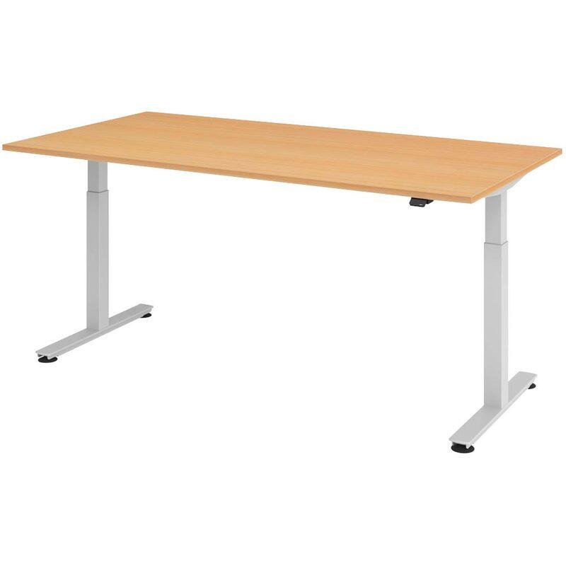 HAMMERBACHER elektrisch höhenverstellbarer Schreibtisch VXMST2E/6/S buche