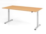 HAMMERBACHER elektrisch höhenverstellbarer Schreibtisch VXMST2E/6/S buche