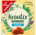 GUT&GÜNSTIG Kräuter Bonbons zuckerfrei