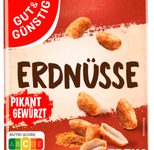 GUT&GÜNSTIG Erdnüsse pikant gewürzt 150,0 g