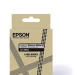 Epson LabelWorks LK-4WBJ - Schwarz auf matt Weiß - Rolle (1,2 cm x 8 m)