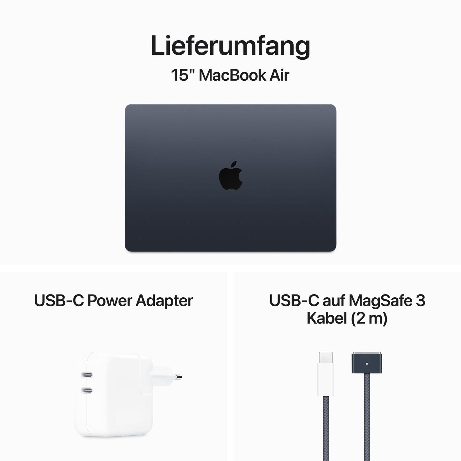 Apple MacBook Air 38,91cm (15,3") mitternacht