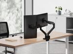 Neomounts DS70-250BL2 vollbewegliche Tischhalterung für 17-32" Bildschirme - Schwarz