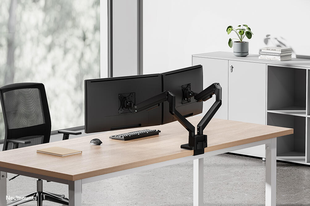 Neomounts DS70-250BL2 vollbewegliche Tischhalterung für 17-32" Bildschirme - Schwarz