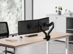 Neomounts DS70-250BL2 vollbewegliche Tischhalterung für 17-32" Bildschirme - Schwarz