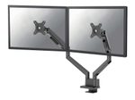 Neomounts NEXT Slim DS70-250BL2 vollbewegliche Tischhalterung für 17-32" Bildschirme - Schwarz