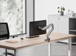 Neomounts DS70-250SL1 vollbewegliche Tischhalterung für 17-35" Bildschirme - Silber