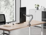 Neomounts DS70-250SL1 vollbewegliche Tischhalterung für 17-35" Bildschirme - Silber