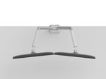 Neomounts DS70-250SL2 vollbewegliche Tischhalterung für 17-32" Bildschirme - Silber