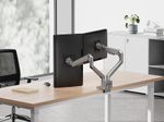 Neomounts DS70-250SL2 vollbewegliche Tischhalterung für 17-32" Bildschirme - Silber