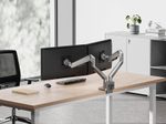 Neomounts DS70-250SL2 vollbewegliche Tischhalterung für 17-32" Bildschirme - Silber