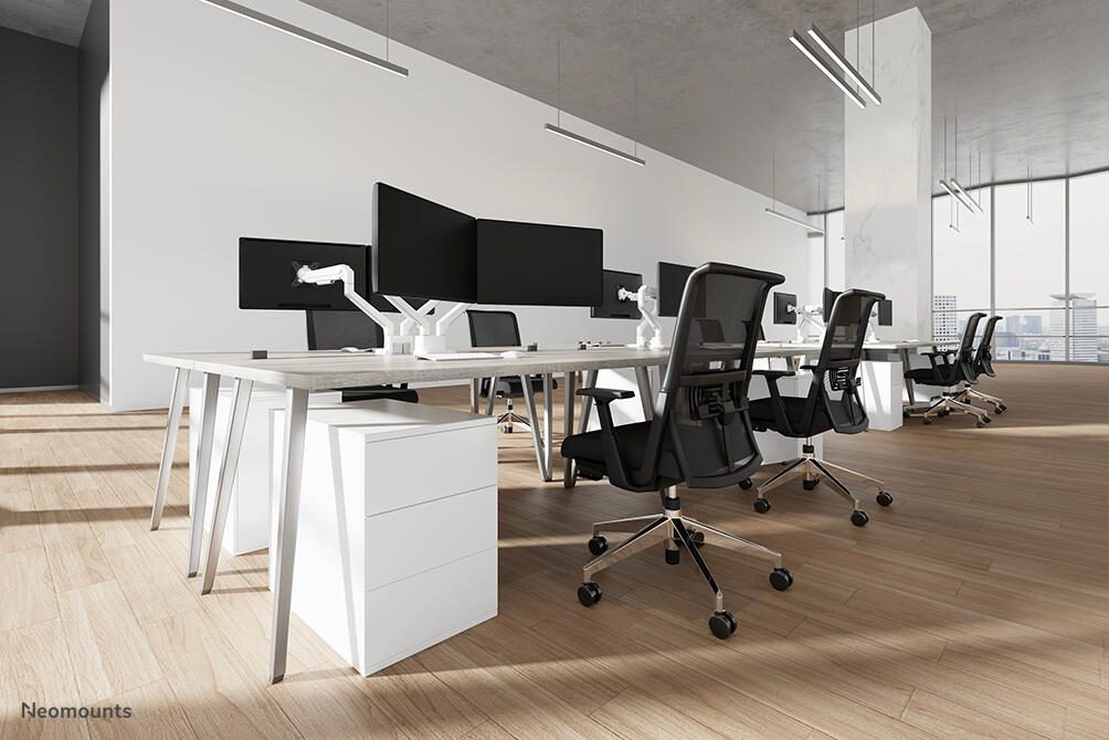 Neomounts DS70-250WH1 vollbewegliche Tischhalterung für 17-35" Bildschirme - Weiß