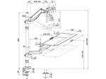 Neomounts DS90-325BL1 höhenverstellbarer, tischmontierter Arbeitsplatz für 17-32" Bildschirme, Tastatur und Maus - Schwarz
