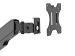 Neomounts DS90-325BL1 höhenverstellbarer, tischmontierter Arbeitsplatz für 17-32" Bildschirme, Tastatur und Maus - Schwarz