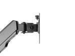 Neomounts DS90-325BL1 höhenverstellbarer, tischmontierter Arbeitsplatz für 17-32" Bildschirme, Tastatur und Maus - Schwarz