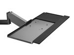 Neomounts DS90-325BL1 höhenverstellbarer, tischmontierter Arbeitsplatz für 17-32" Bildschirme, Tastatur und Maus - Schwarz
