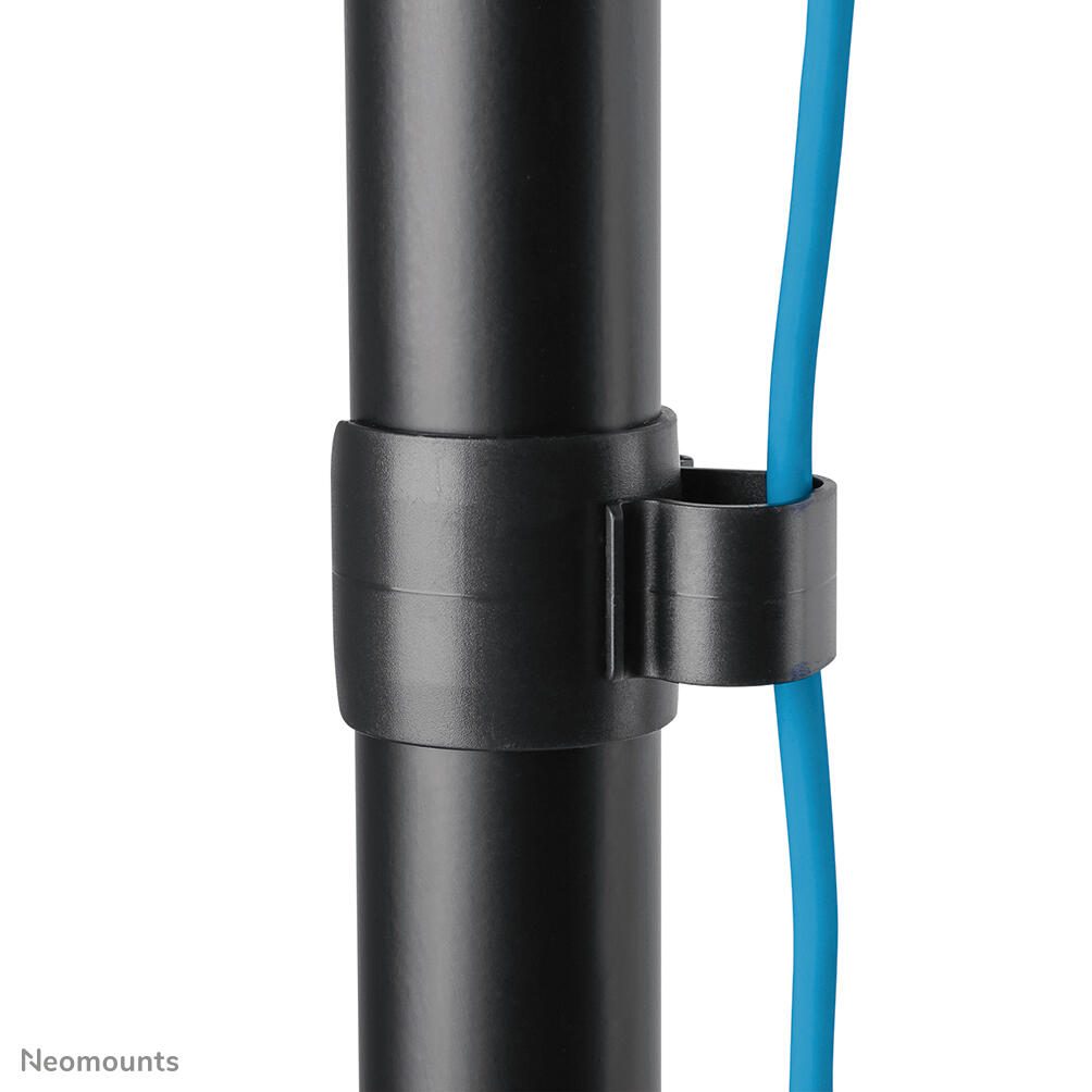 Neomounts DS90-325BL1 höhenverstellbarer, tischmontierter Arbeitsplatz für 17-32" Bildschirme, Tastatur und Maus - Schwarz