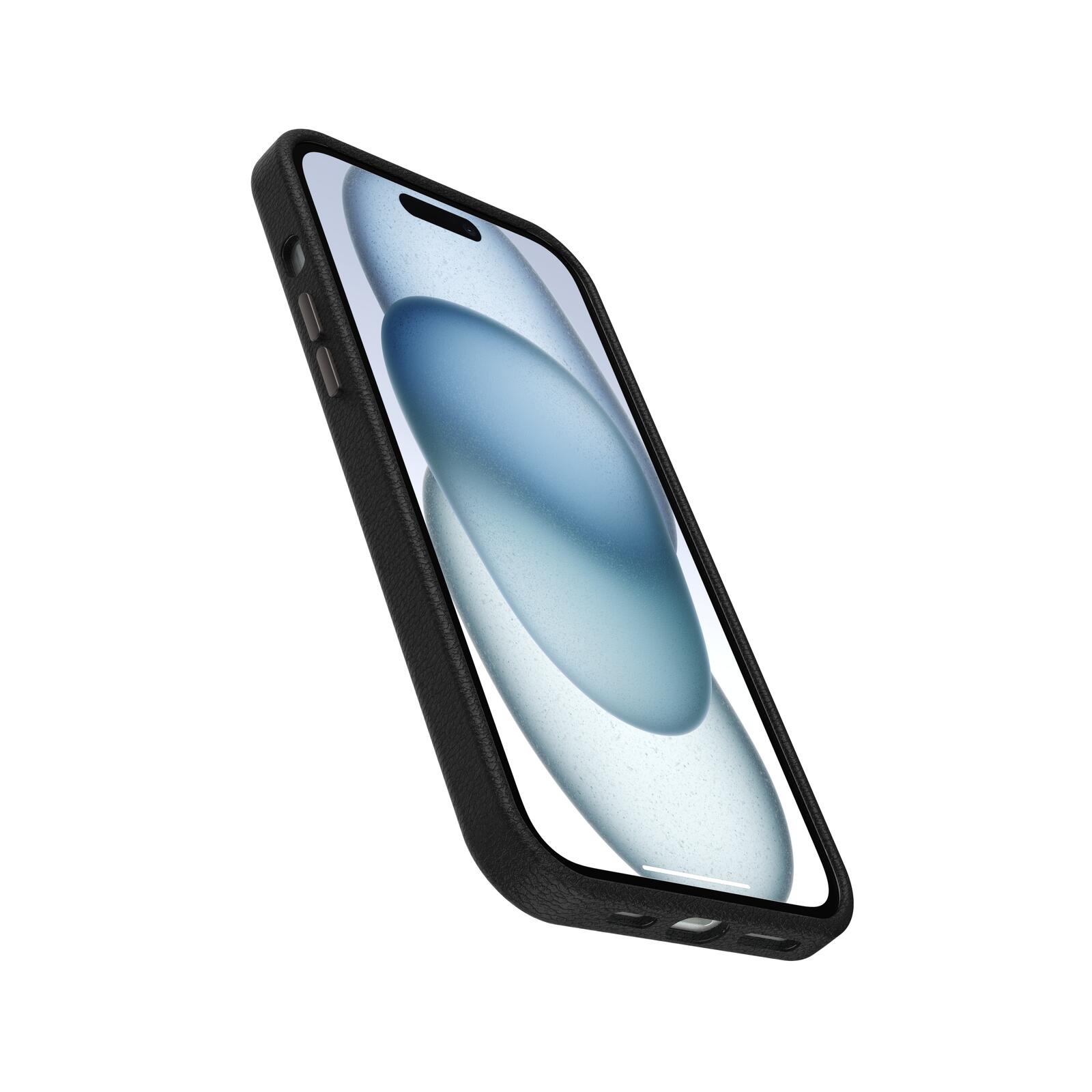 OtterBox Symmetry Cactus Leather Apple iPhone 15 Plus Noir Ash - black
