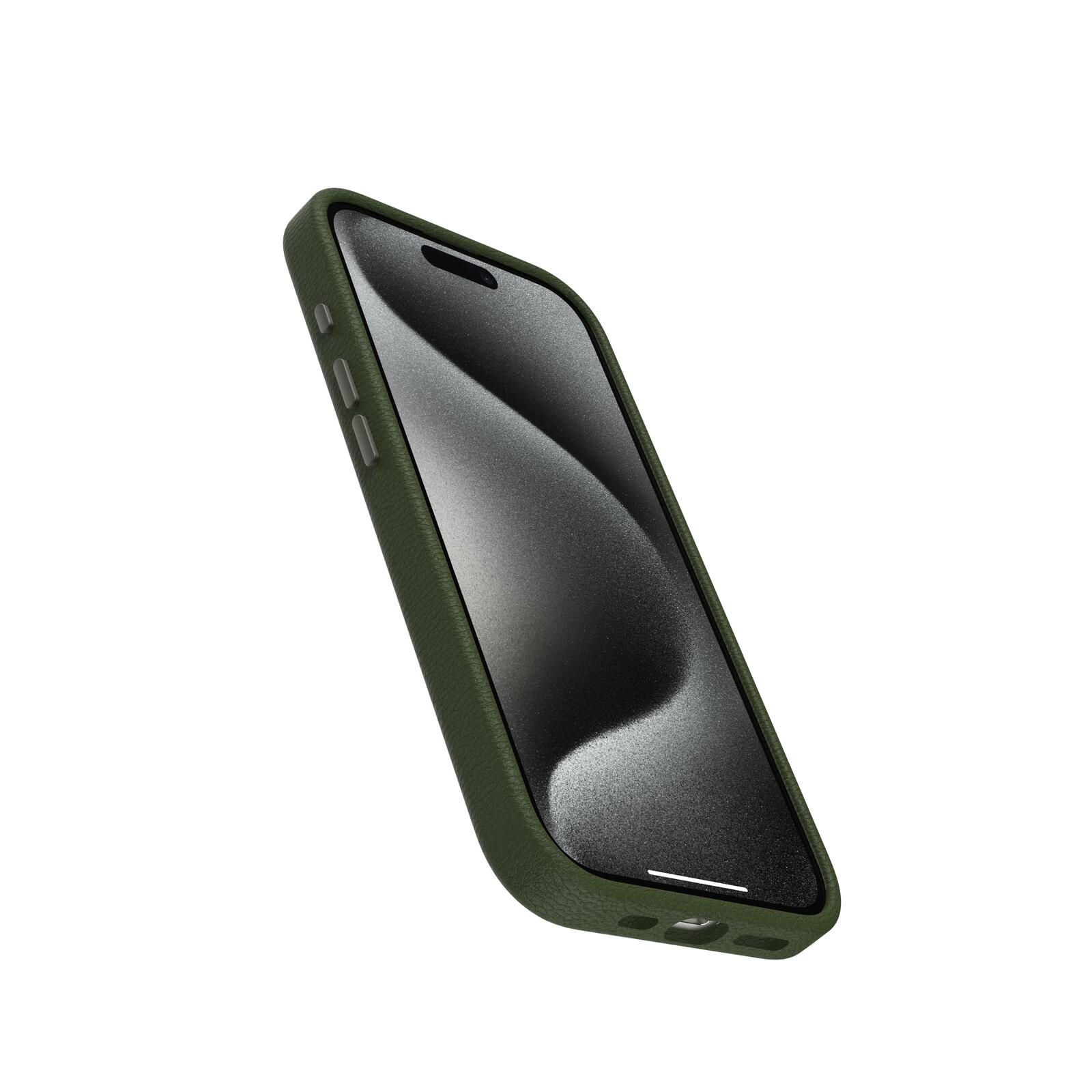 OtterBox Symmetry Cactus Leather Apple 15 iPhone Pro Cactus Groove - green