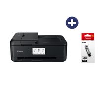 Canon PIXMA TS9550a Tintenstrahl-Multifunktionsdrucker + Canon Original PGI-580PGBK Druckerpatrone - schwarz 200 Seiten