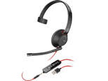 Poly Blackwire 5210 Monaurales On-Ear Headset